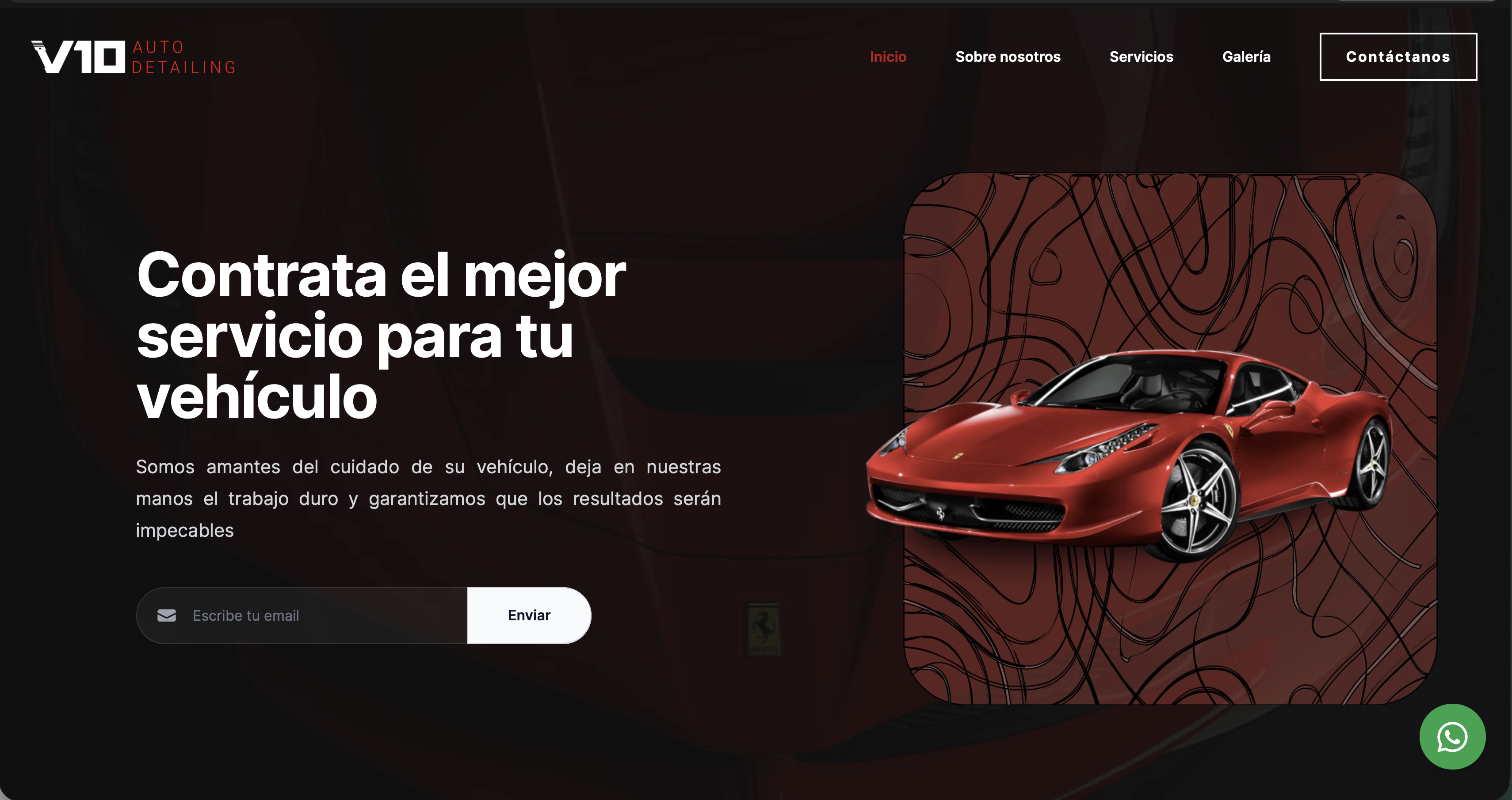 Landing Web Concurso